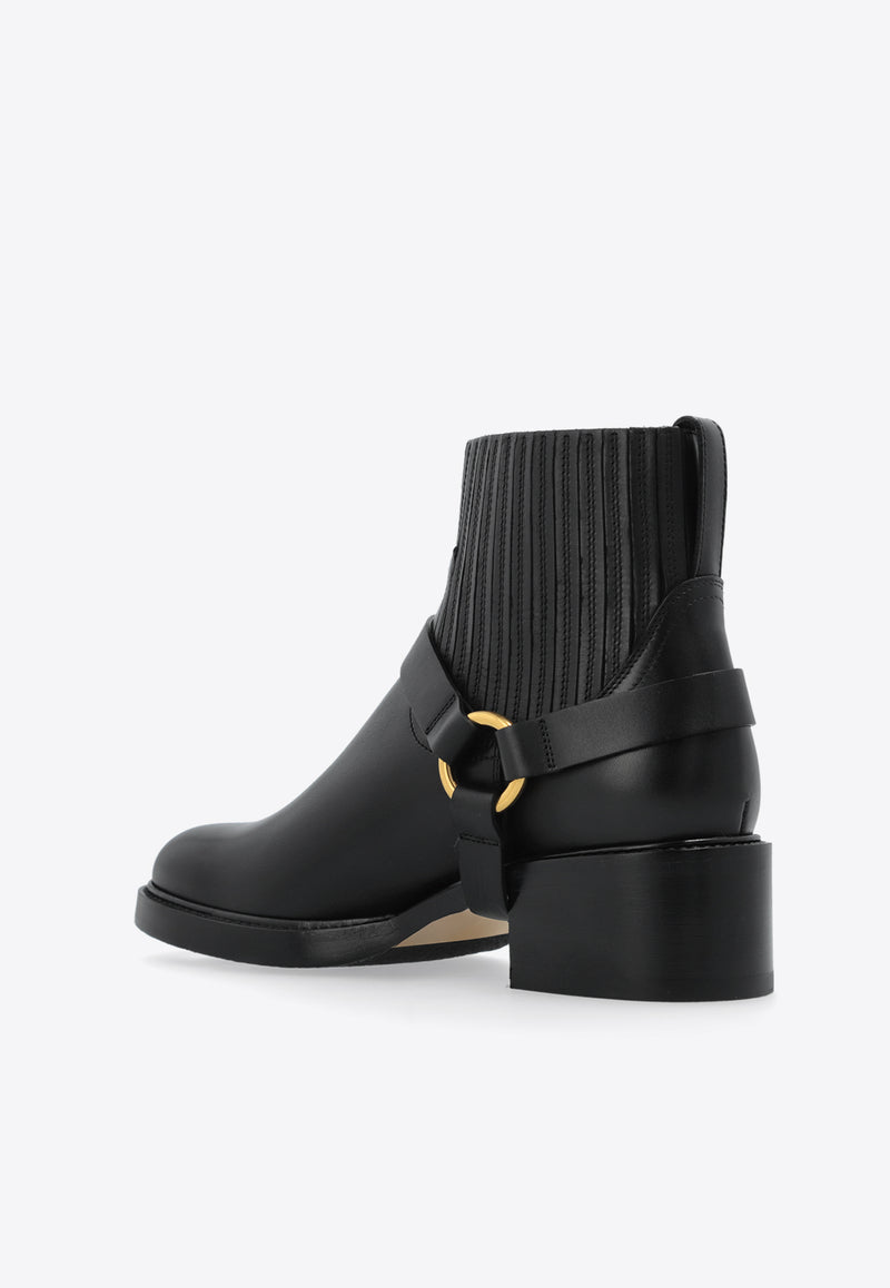 Chloé Dakota Leather Ankle Boots CHC25S07P PT-001