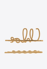 Chloé Logo-Lettering Hair Pin CHC24WFT43 CB7-9DC