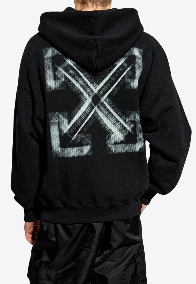 Off-White Logo-Embroidered Hooded Sweatshirt OMBB085S25 FLE00L-1041