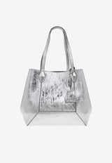 Jimmy Choo Medium Diamond Shoulder Bag DIAMOND TOTE M BYK-SILVER ANTIQUE SILVER