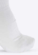 Off-White Logo-Printed Ribbed Socks OMRA08JC99 KNI001-0110