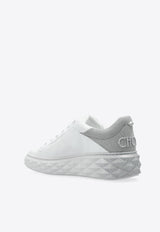 Jimmy Choo Diamond Low-Top Sneakers DIAMOND MAXI F II IVR-X WHITE SILVER