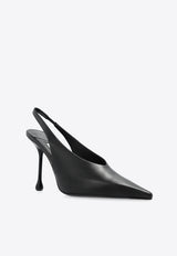 Jimmy Choo Isa 95 Leather Pumps ISA 95 CLF-BLACK