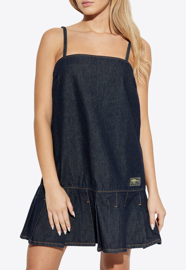 Ganni Sleeveless Mini Denim Dress J1622 6605-077