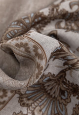 Etro Paisley Print Scarf Gray MATA0050 AK816-X0820