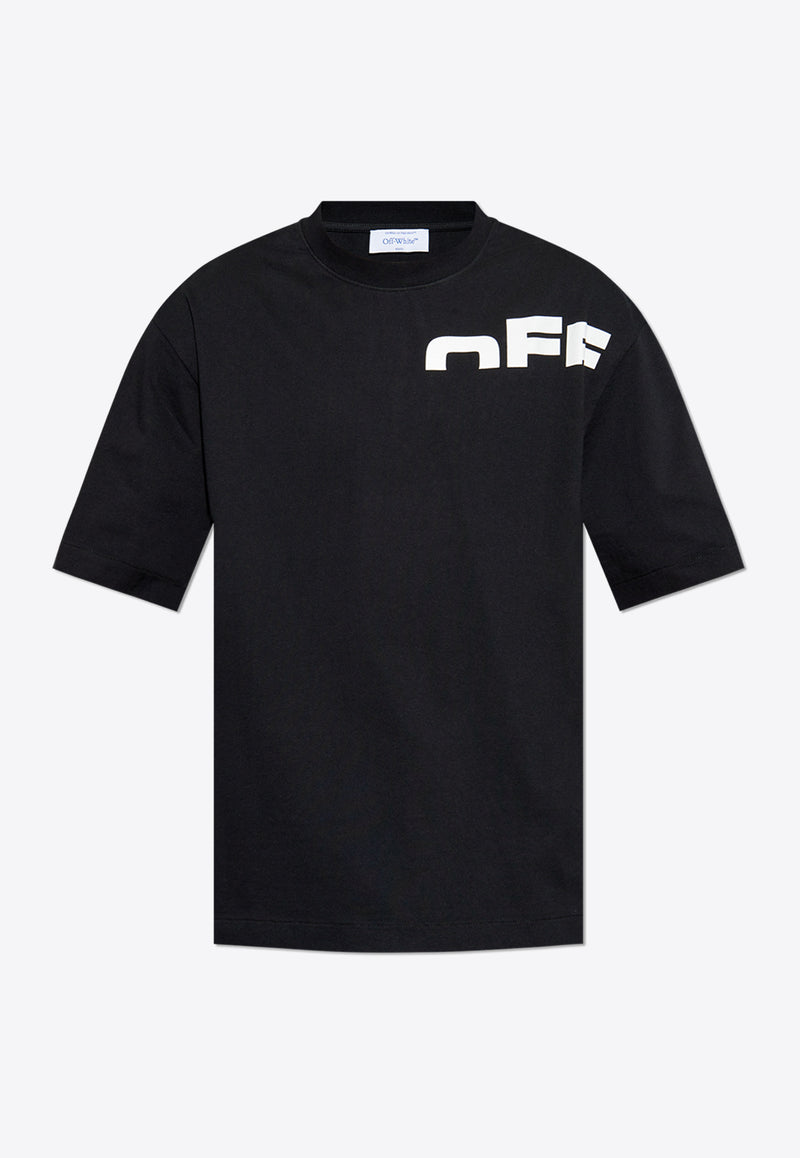 Off-White Shared Logo Crewneck T-shirt OMAA120S25 JER00B-1001