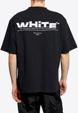 Off-White Shared Logo Crewneck T-shirt OMAA120S25 JER00B-1001