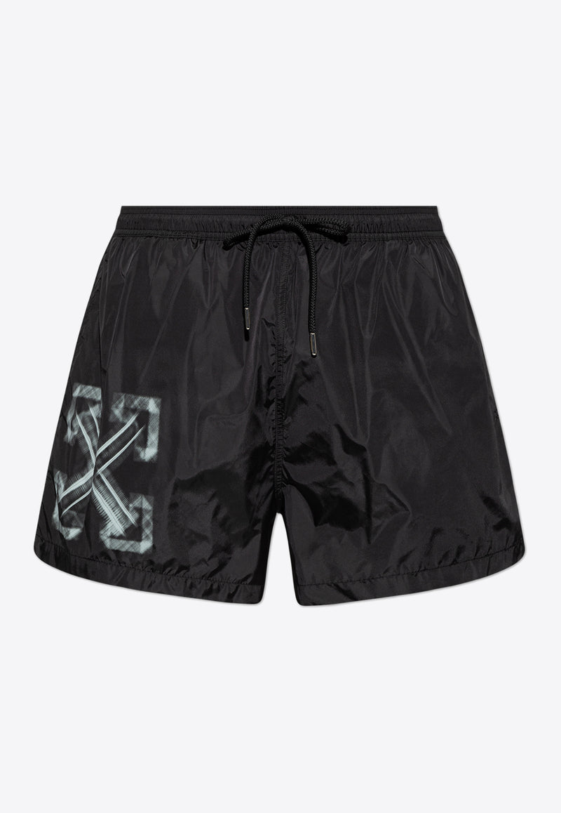 Off-White Vibe Arrow Swim Shorts KĄPIELOWE OMFD014S25 FAB004-1041