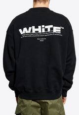 Off-White Shared Logo Crewneck Sweatshirt OMBA054S25 FLE003-1001