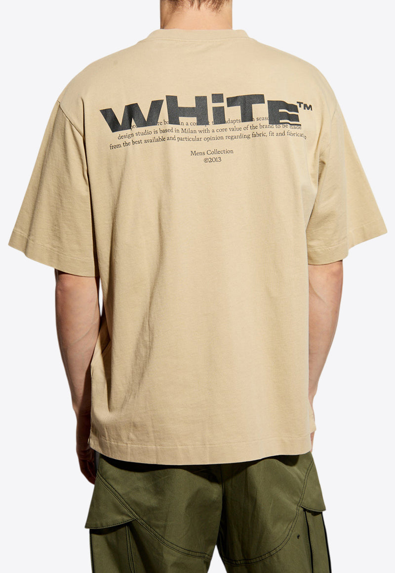 Off-White Shared Logo Crewneck Sweatshirt OMAA120S25 JER00B-6110