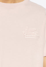 Etro Pegaso Embroidered T-shirt Pink MRMA0007 AR233-F0320