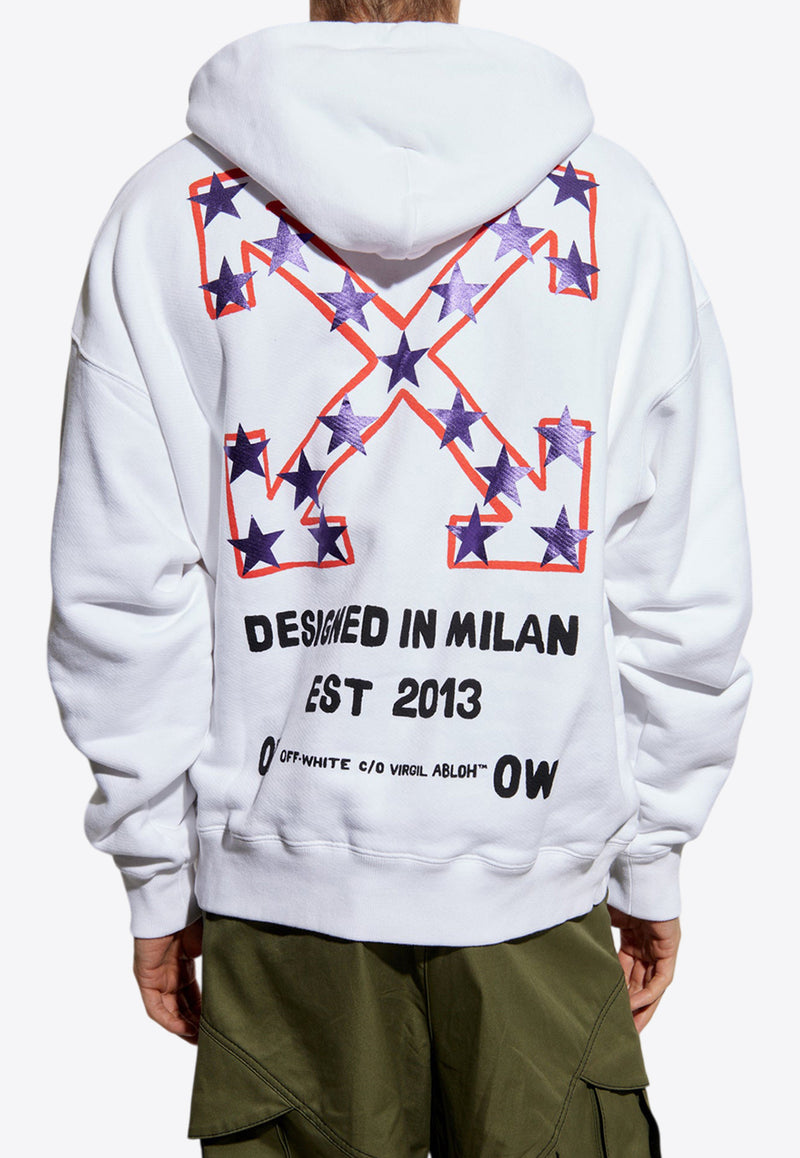 Off-White Star Arrow Logo Hoodie OMBB085S25 FLE00D-0110