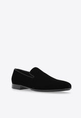 Etro Essential Velvet Loafers Black MS4K0002 AT252-N0000