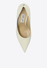 Jimmy Choo Love 85 Leather Pumps LOVE 85 PWJ-LATTE