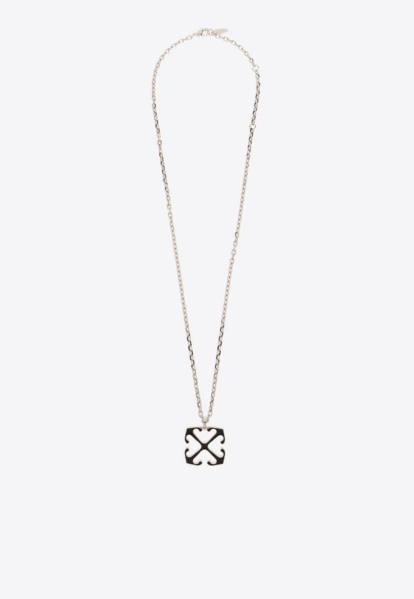 Off-White Arrows Logo Necklace OMOB157C99 MET001-7210