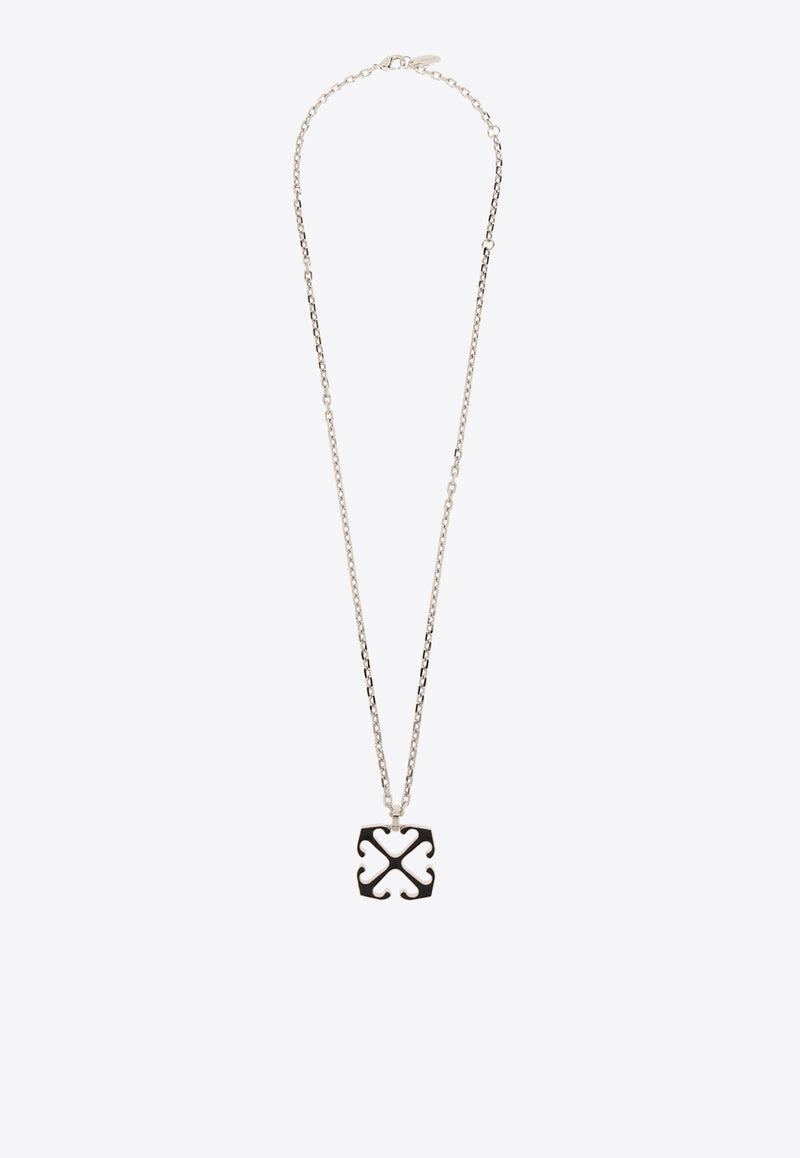 Off-White Arrows Logo Necklace OMOB157C99 MET001-7210