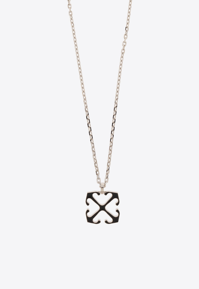 Off-White Arrows Logo Necklace OMOB157C99 MET001-7210