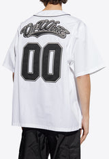 Off-White Baseball Short-Sleeved Shirt OMGG014S25 FAB001-0110