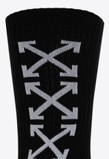 Off-White Triple Arrows Logo Socks OMRA08JS25 KNI002-1001