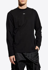 Off-White Arrow-Print Crewneck Long-Sleeved T-shirt OMAB086S25 JER003-1041