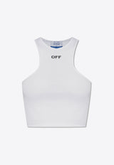 Off-White Off-Stamp Ribbed Top OWAD086C99 JER002-0110