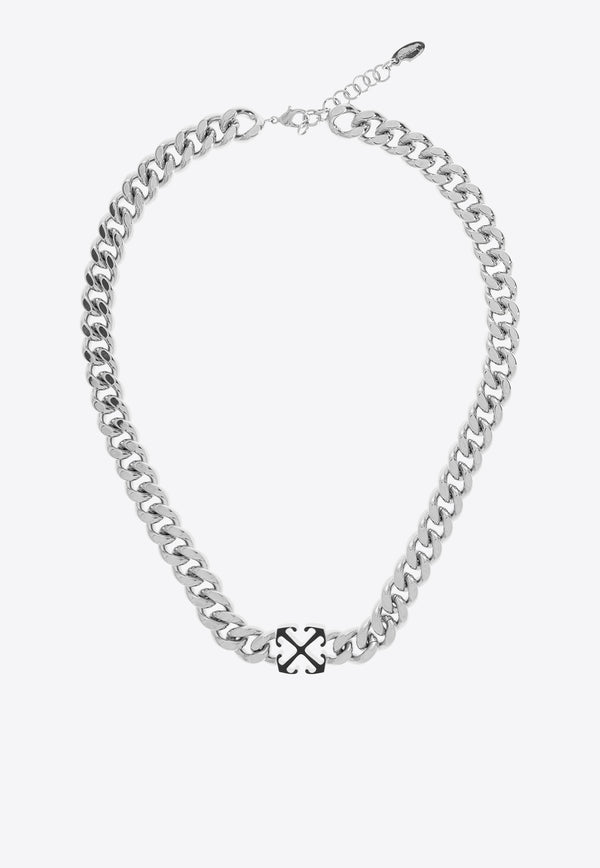 Off-White Arrow Chain Necklace OMOB156C99 MET001-7210