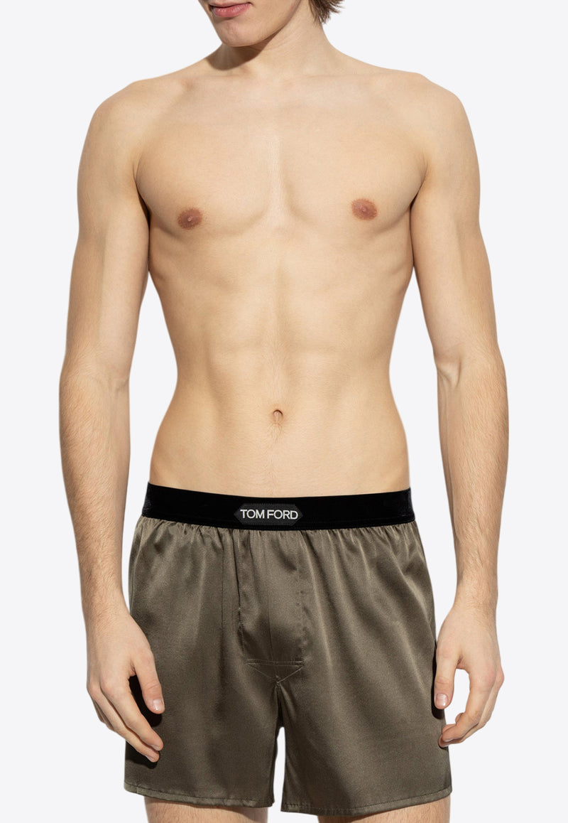 Tom Ford Silk Logo-Waistband Briefs T4LE41010 0-324