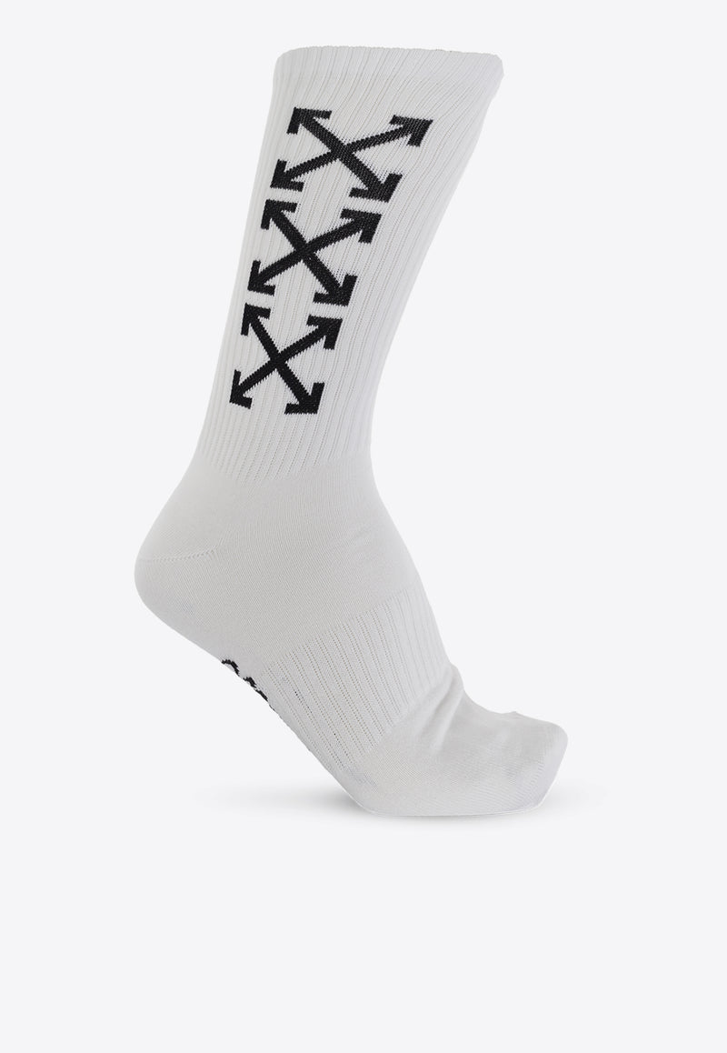 Off-White Triple Arrows Logo Socks OMRA08JS25 KNI002-0110