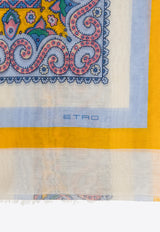 Etro Paisley Print Scarf Multicolor WATA0006 AK640-X0800