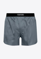 Tom Ford Silk Logo-Waistband Briefs T4LE41010 0-010