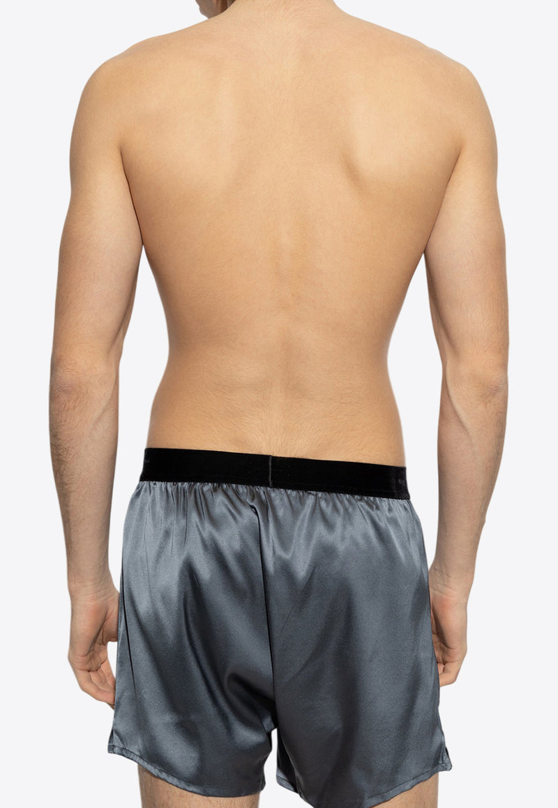 Tom Ford Silk Logo-Waistband Briefs T4LE41010 0-010