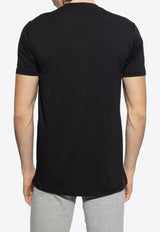 Tom Ford Logo-Embroidered V-neck T-shirt T4M091410 0-002