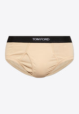 Tom Ford Logo-Waistband Briefs T4LC11040 0-272