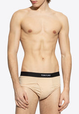 Tom Ford Logo-Waistband Briefs T4LC11040 0-272