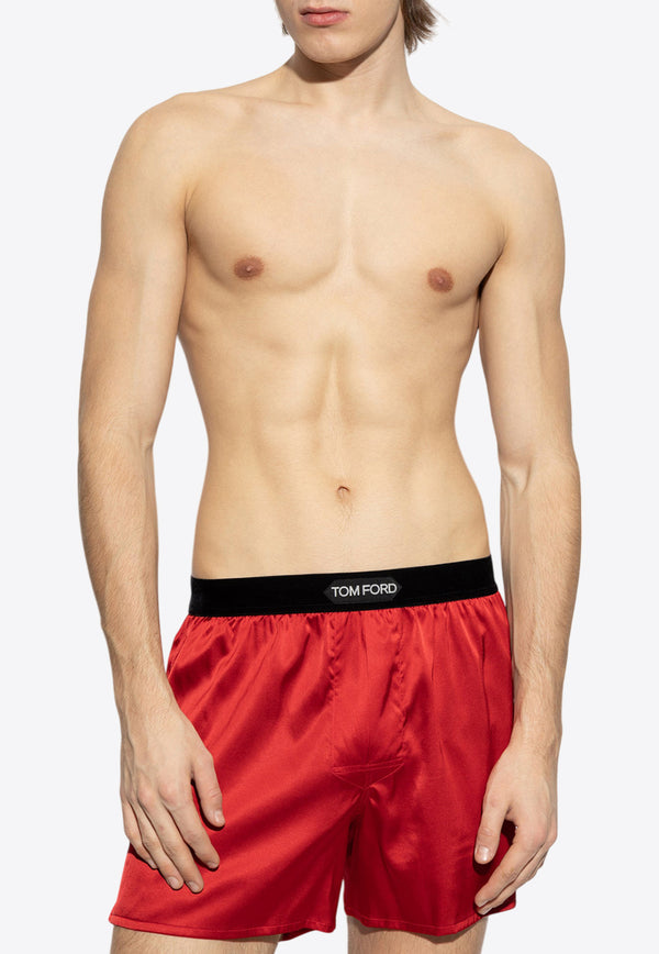 Tom Ford Silk Logo-Waistband Briefs T4LE41010 0-632