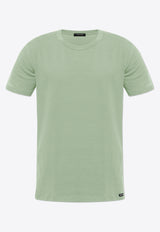 Tom Ford Logo-Patched Crewneck T-shirt T4M081040 0-332