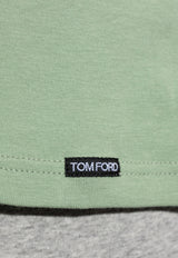 Tom Ford Logo-Patched Crewneck T-shirt T4M081040 0-332