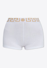 Versace Greca Border High-Rise Trunks 1008599 1A10011-A1001