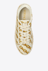 Versace Chain Stripes Greca Sneakers 1013568 1A13792-5W73V