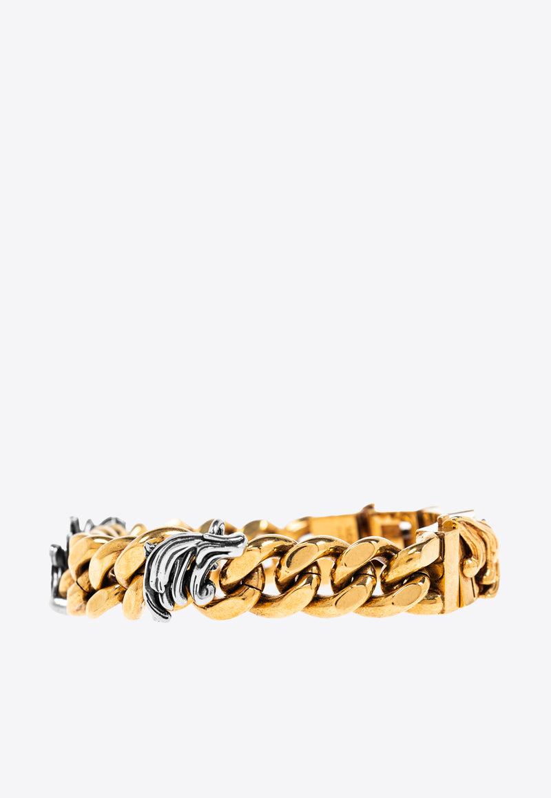 Versace Barocco Leaf Chain Bracelet 1017996 1A00620-4JOE0