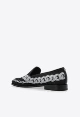 Versace Medusa Chains-Printed Slippers 1016201 1A13378-5B95P