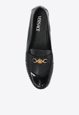 Versace Medusa-Embellished Leather Loafers 1017845 1A11949-1B00V