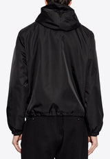 Versace Nylon Zip-Up Windbreaker Jacket 1018851 1A02928-1B000