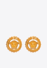 Versace Crystal Medusa 
95 Stud Earrings 1019077 1A00621-4J090