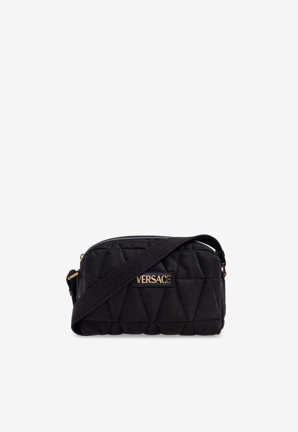 Versace Myth Quilted Messenger Bag 1018352 1A13686-1B00V