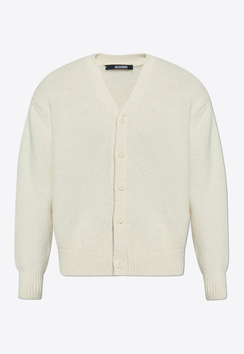 Jacquemus The Jacquemus Signature Cardigan Cream 255KN545 2329-130