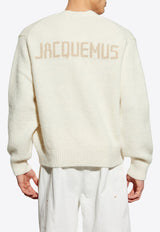 Jacquemus The Jacquemus Signature Cardigan Cream 255KN545 2329-130