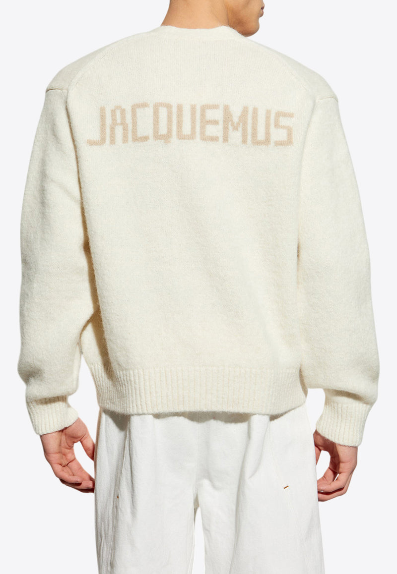 Jacquemus The Jacquemus Signature Cardigan Cream 255KN545 2329-130