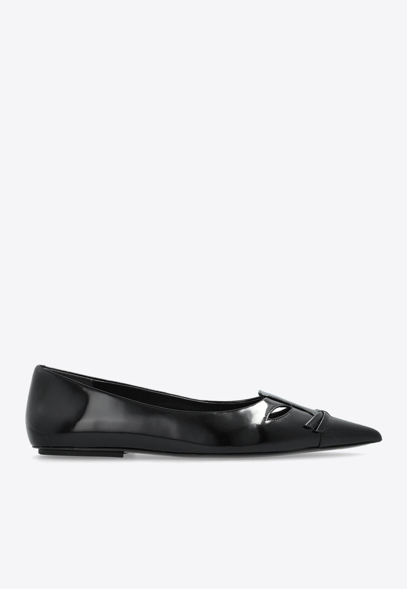 Marc Jacobs The Kat Leather Ballet Flats 2F4FFL001F11 0-001