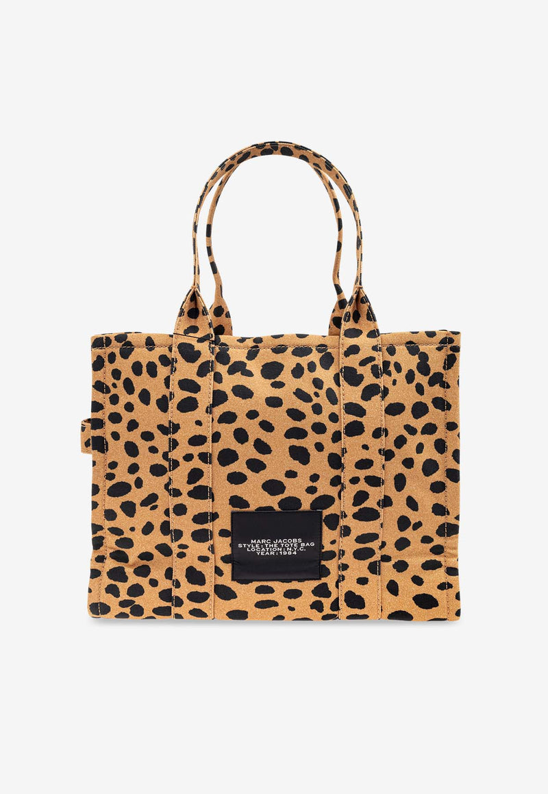 Marc Jacobs The Large Cheetah Canvas Tote Bag 2R4HTT030H03 0-002